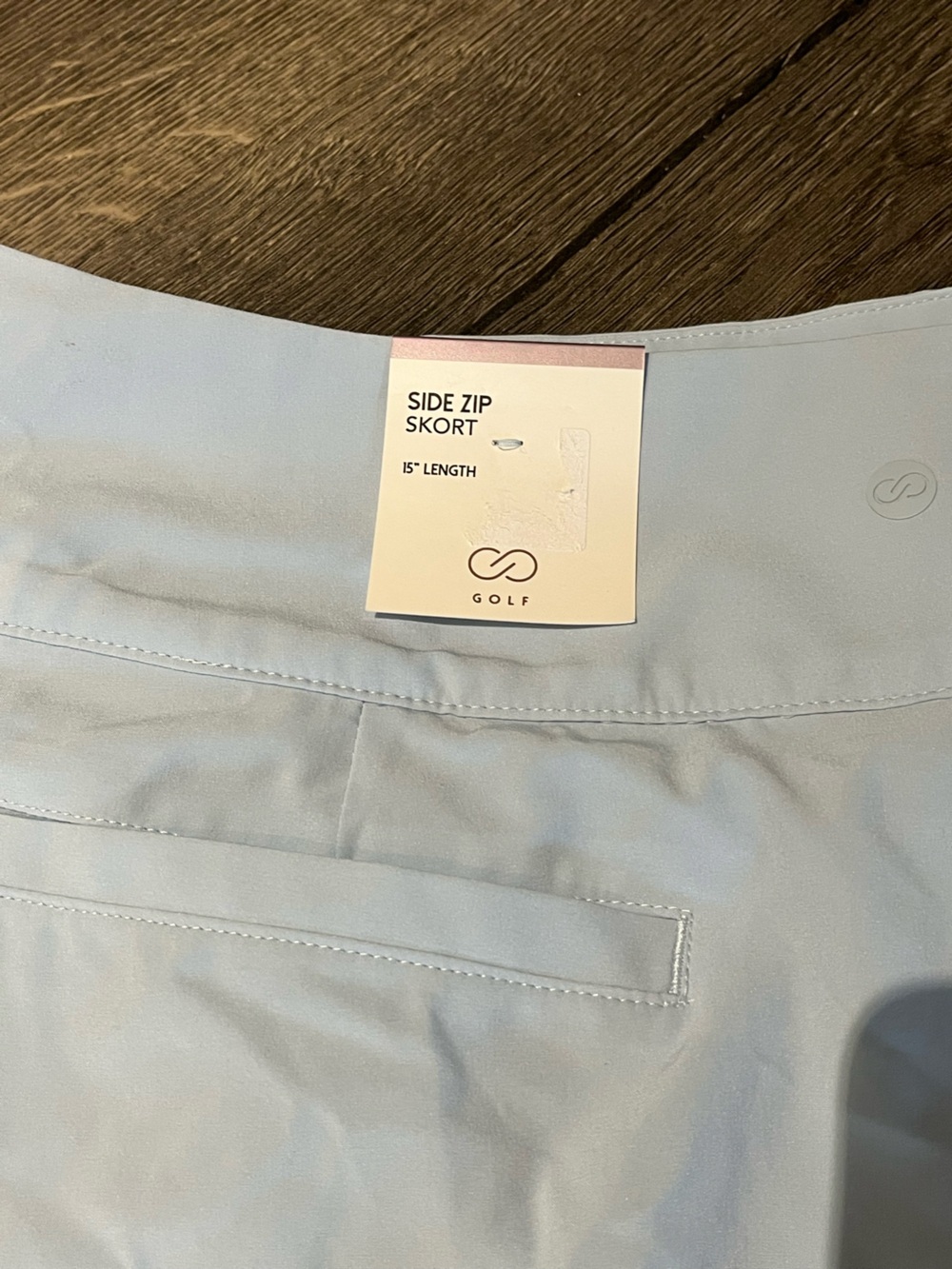CALIA Light Blue Skort Size 10 15 Inch Length NWT - Picture 4 of 6